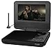Produktbild Odys Curio Tragbarer DVD-Player mit 17,8 cm (7 Zoll) drehbarem Bildschirm (DVB-T, USB 2.0) schwarz