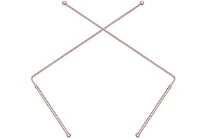 Emiif Copper and Brass Dowsing Rods with Smooth Movement for Tracing Spiritual Energy Chi, Water Divining, Finding Gold