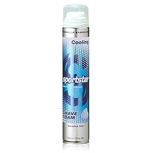 12x Sportstar Shave Foam Mens Sensitive Skin Shaving 200ml Aloe Vera Enriched - Image 2