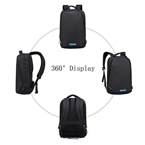 15 6 Zoll Business-Laptop-Rucksack mit Anti-Dieb-Rei  verschluss und USB-USB-Ladeanschluss  wasserdichte Reisen Backpack College Tasche mit versteckte