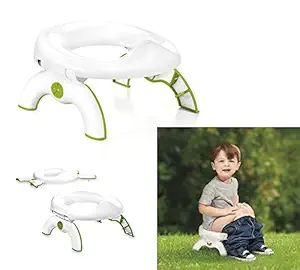 Latiq Mart 2 in 1 Go Potty Portable Travel Car Baby Potties Training Toilet Seat || Travel Potty Chairs Foldable Kids Baby Potty Training Seat Toilet Trainer Chair Potty Seat