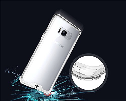 Samsung Galaxy S8 HÃ¼lle von Mowdee Transparent | HandyhÃ¼lle Bumper Case Cover Smartphone SchutzhÃ¼lle Sleeve Handyschale Protective Case Schutzschale Hardcase Schale | Samsung ZubehÃ¶r
