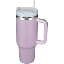 Gobelet Isotherme BIGRD 890ml (30oz) Avec Paille - Acier Inox Double Paroi, étanche, Pour Café, Bureau, Voyage - Rose