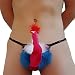 Produktbild Herren Slip Pfau-Design Tanga Unterwäsche Stripper Nachtwäsche Verkleidung Einheitsgröße passt S-L