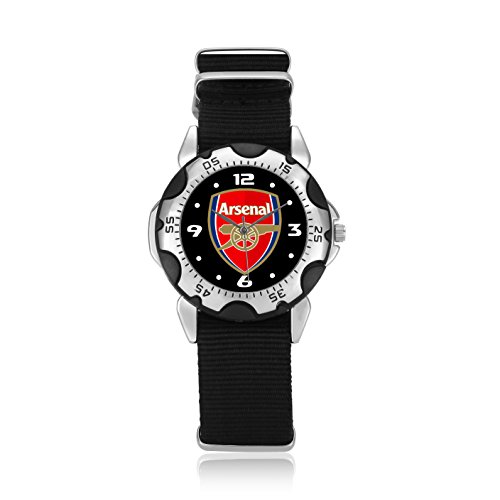Price comparison product image ZOOMEVERYDAY® Arsenal Nylon Strap Wrist Watch (Black)