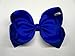 BFab 8 Inch Big Hair Bow with Clips Pin Alligator Clip (Royal Blue)