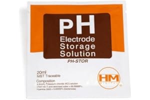 Solución de almacenamiento KCl para Electrodo/Medidor pH HM Digital (20ml)