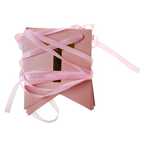 MagiDeal Schöne Wimpel Girlande “JUST MARRIED“ Bunting Wimpelkette Wimpeln für Party - 4
