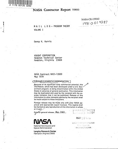 MAIL LOG, program theory, volume 1. [Scout project automatic data system] (English Edition)