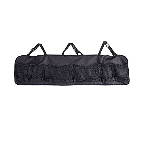 Creation® Auto-Kofferraum Rücksitz-Speicher-Organisator, Rücksitz Mehrzweckfracht Zubehör Organizer (Schwarz)