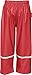 Playshoes Rain Waterproofs Easy Fit Boy's Trousers Red, 9-12 months (80cm)