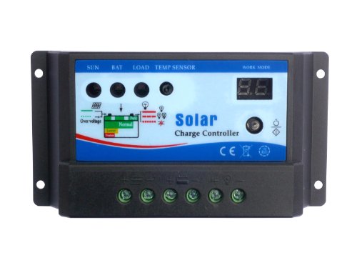 Preisvergleich Produktbild 10 A 12 V Solar Laderegler mit optional night-timer Funktion