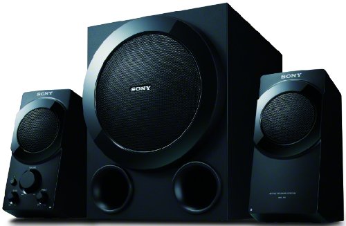 Preisvergleich Produktbild Sony SRSD8 2.1 PC-Lautsprechersystem (60 Watt) schwarz