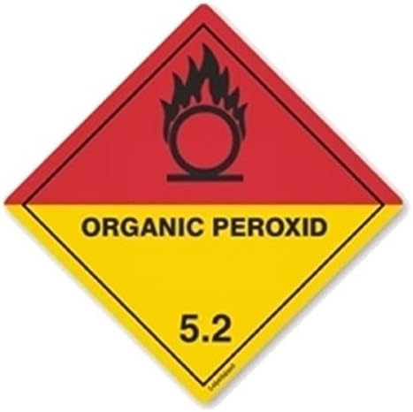 Game 4 Signage Label imdg-adr Class 5.2: Organic Peroxide 300 x 300 mm