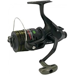 Okuma Carbonite XP baitf sheetfeeder 155 – Capacidad 260 m, 0,35 mm – Carrete, Angel, con piñón libre, ruedas con función de piñón libre, carretes de pesca para pescar carpas, luciopercas, anguilas, pescar, trucha