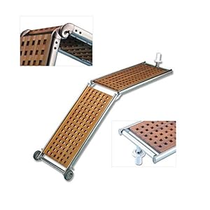 Pasarela Plegable Inox Suelo Madera