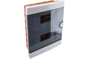 VR VETRINEINRETE Vetrineinrete® Quadro elettrico da incasso centralino 2x8 16 moduli DIN box scatola per interruttori IP40