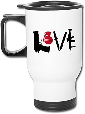 Fashion Vector Love Weapon Fashion Portable Outdoor Sports Travel Mug