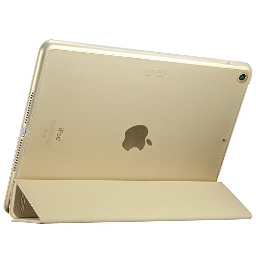Neues iPad 2017 iPad 9.7 Zoll Hülle, ESR® Yippee Bildserie Cover Auto aufwachen / Schlaf Funktion Smart Case Wickelfalz Ledertasche mit Lichtdurchlässig Rückseite Abdeckung Schutzhülle für Neue iPad 9.7 2017 (Champagner Gold) - 2