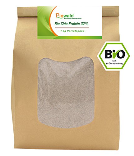 Preisvergleich Produktbild BIO Chia Protein - 1 kg Vorratspack