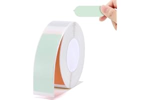 MOKERLINK Cinta adhesiva para impresora térmica NIIMBOT D11 Maker, resistente al agua, a prueba de desgarros, fácil de reemplazar (5 Colores)