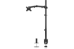 ‎SUPTEK Suptek Einzel Bildschirm Halterung, Monitor Halterung 1 Monitor für 13-32 Zoll Monitor Tischhalterung, Schreibtischhalterung(80cm Stange) Monitorständer & -Arme, Monitorhalterung MD6821