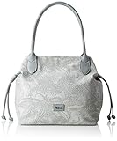 gabor handtaschen weiß Marke: Gabor Gabor Damen Granada Paisley Schultertasche, Grau (Hellgrau) 43x28x17.5 cm