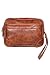 Handcuffs Cash Pouch/ Money Carrying Pouch/ Multipurpose travel Pouch Leather Rust colour RS.690.00