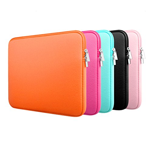 Laptop Hülle Notebook Tasche Tragetasche für Macbook Mac Air/Pro/Retina – Orange, 15 Zoll - 3