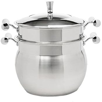 Tajine In Acciaio Inox Baumalu - 14 Litri, Per Tutti I Piani Cottura Compresa Induzione - Foto 4