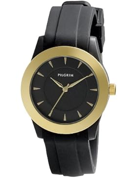 Pilgrim Damen-Armbanduhr XS Analog Quarz Kautschuk 701412101