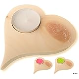 3'er-Set Zirbenherzen mit Duft-Teelicht | Partylite | Teelichthalter