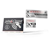 GROßE UND KLEINE - Sie erhalten ein Set aus zwei großen sowie zwei kleinen Warnstickern. Die Großen eignen sich ideal für Ihr Auto, Motorrad oder Boot, während Sie mit den Kleinen Wertsachen wie Ihr Handy oder das teure Kamera- Equipment schützen können!