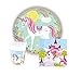 Produktbild RepairMedia-Shop RM Kindergeburtstags Party Einweggeschirr Set Einhorn Pappbecher Pappteller Servietten Set für 8-Personen 36-teilig Motto Unicorn Party P169 RM