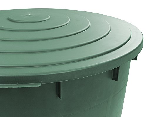 Ondis24 Regentonne mit Deckel 500 Liter Regenwassertank Aqua Wasserfass mit Auslaufhahn - 3