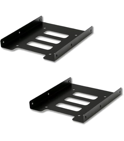 Set Di Montaggio DeleyCON Per SSD 2.5 - Adattatore Da 3.5 Pollici - Include Cavo SATA E Viti - Per PC Desktop