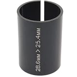 M:Part Threadless Shim Stem Adapter 1-18in 28.6mm - 1in25.4mm - Black, 28.6-25.4