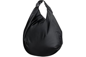 Tragbare Motorradhelmtasche, Asudaro 30L Motorradtasche Motorrad-Oxford-Stoff wasserdichte Helmtasche mit Code - Motorrad-Gepäcktasche mit doppeltem Verwendungszweck Schwarz