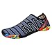Produktbild feiXIANG Unisex-Erwachsene Wasserschuhe Damen Herren Schwimmschuh Schnell Trocknend Strandschuhe Aquaschuhe Badeschuhe 35-46(Dunkelblau,38)