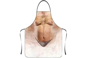 Asgens Drôle Tablier Grill Barbecue Tablier pour Hommes,Tabliers de Barbecue de Chef de Cuisine Cadeau D'anniversaire de Noël pour Mari, Femme, Papa, Maman, Amis