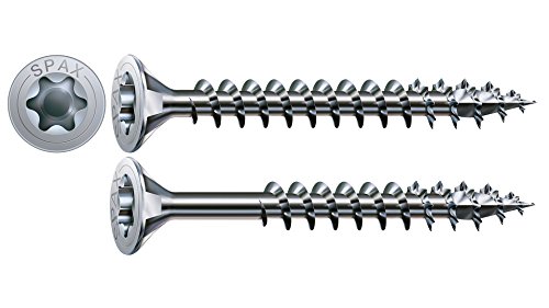 SPAX Montagekoffer, L-BOXX, groß, WIROX A3J, T-STAR plus, Senkkopf, 16 Abmessungen, 2446 Stück, inkl. SPAX BITcheck, 5000009161019 - 2