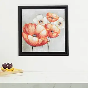 Home Centre Mezzuna Floral Picture Frame - 40 x 40 cm, Multicolour, Standard (MEZZUNAAOIFE-B)