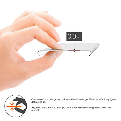 TBOC Funda de Gel TPU Transparente para Sony Xperia Z3 de Silicona Ultrafina y Flexible