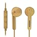 Produktbild iprotect® Premium In-Ear Stereo Kopfhörer Headset Gold für alle Modelle wie z.B. Sony, Samsung, LG, Huawei, HTC, UVM.– edles Design und hoher