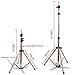 Neverland Beauty Adjustable Stainless Steel Tripod Stand Mannequin Holder for Training 80-160cm