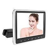 [FM Transmitter & IR Transmitter] Eingebauter FM Transmitter und IR Sender, mit Digital TFT LCD Bildschirmen, können die Kopfstützen die gleichen Spiele oder Filme spielen, wenn sie durch AV Kabel verbunden sind, oder sie werden separat arbeiten.