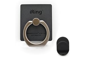 iRing Premium Style Ring, Smartphone-, Handy-Halterung, Haltegriff, Standfuß, Autohalterung, Selfie, für iPhone 6/6Plus/6S, Galaxy 5/S6/Note, Sony Xperia Z5, LG G4/Nexus 5 X, Huawei G8/P8, HTC One A9/M9/Desire
