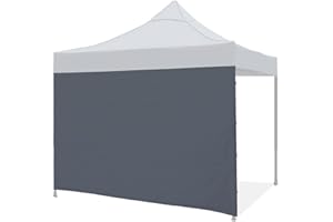 Velity Gazebo Side Panel, Canopy Sidewall Panels, Straight Leg Gazebos Tent, Sunshade, Windproof and Give Privacy, 1 Pack Sidewall Only, Canopy Not Included, Gray
