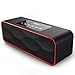 Price comparison product image Portable Wireless Bluetooth Speaker FM Radio MP3 Player,10 Play Hour 2200mAh Battery, Hands-Free Calling Built-In Mic, Micro TF SD Card, USB Input, AUX Line-In, Powerful Dual 5W Audio Driver - Black