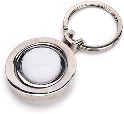 Auter 7cm Softball Ball Basketball Golf Charm Rotate Keychain Pendant